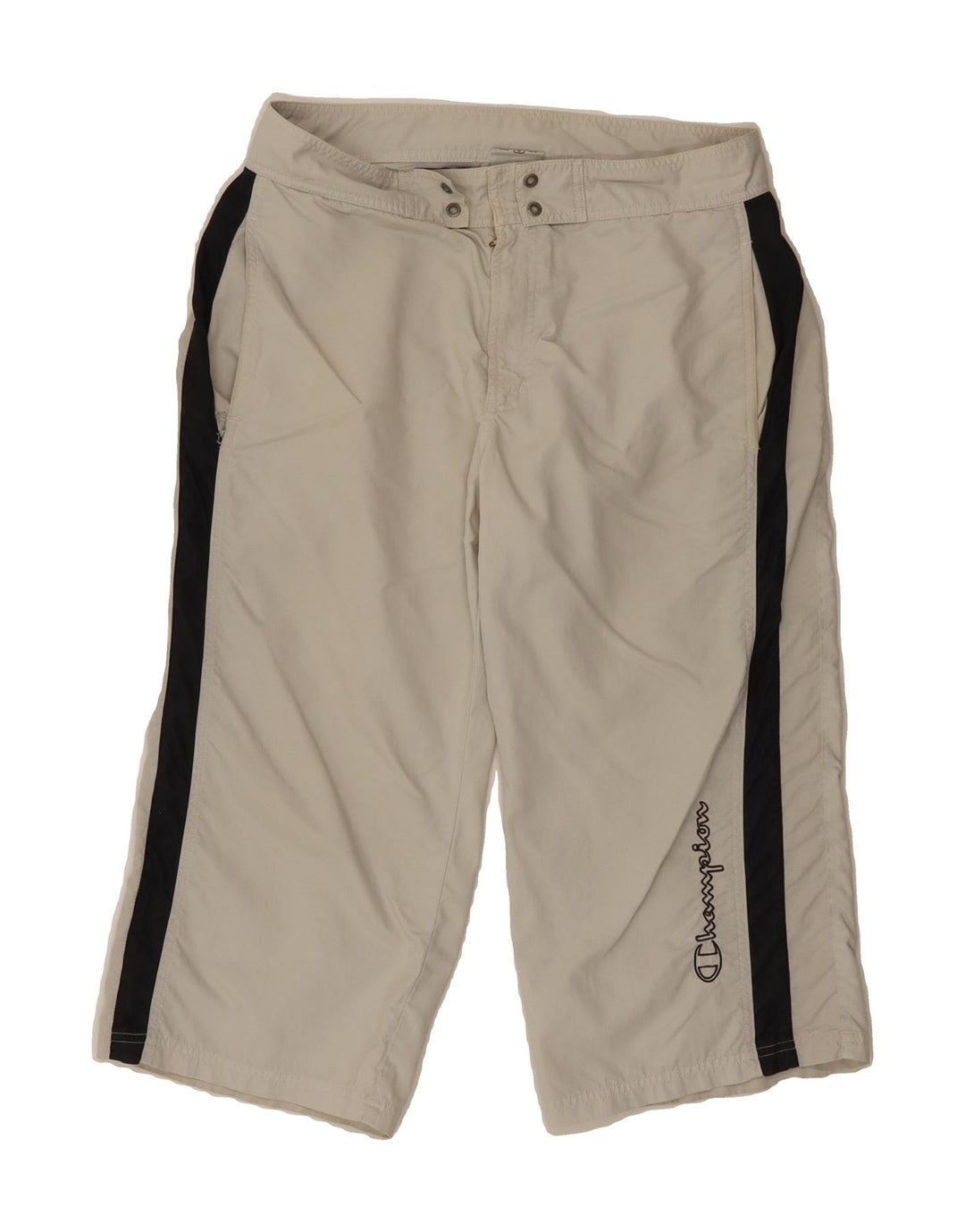 CHAMPION Mens Bermuda Shorts Small W30  White Colourblock Polyamide Vintage Champion and Second-Hand Champion from Messina Hembry 