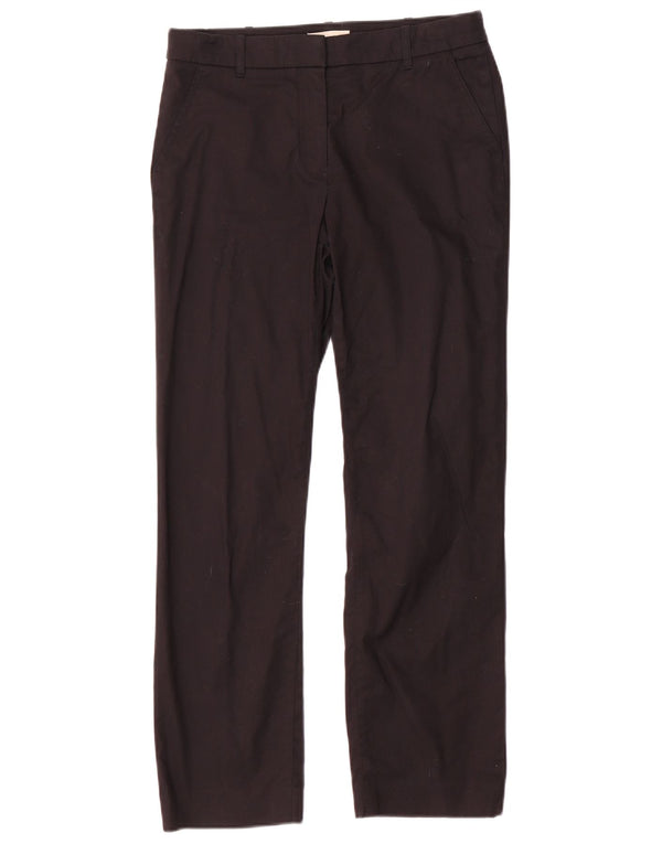 Spodnie damskie Hobbs Straight Chino UK 8 Small W28 L28 Czarna bawełna