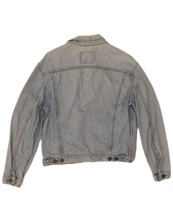 Męska kurtka dżinsowa Levi's UK 38, średnia niebieska, bawełniana