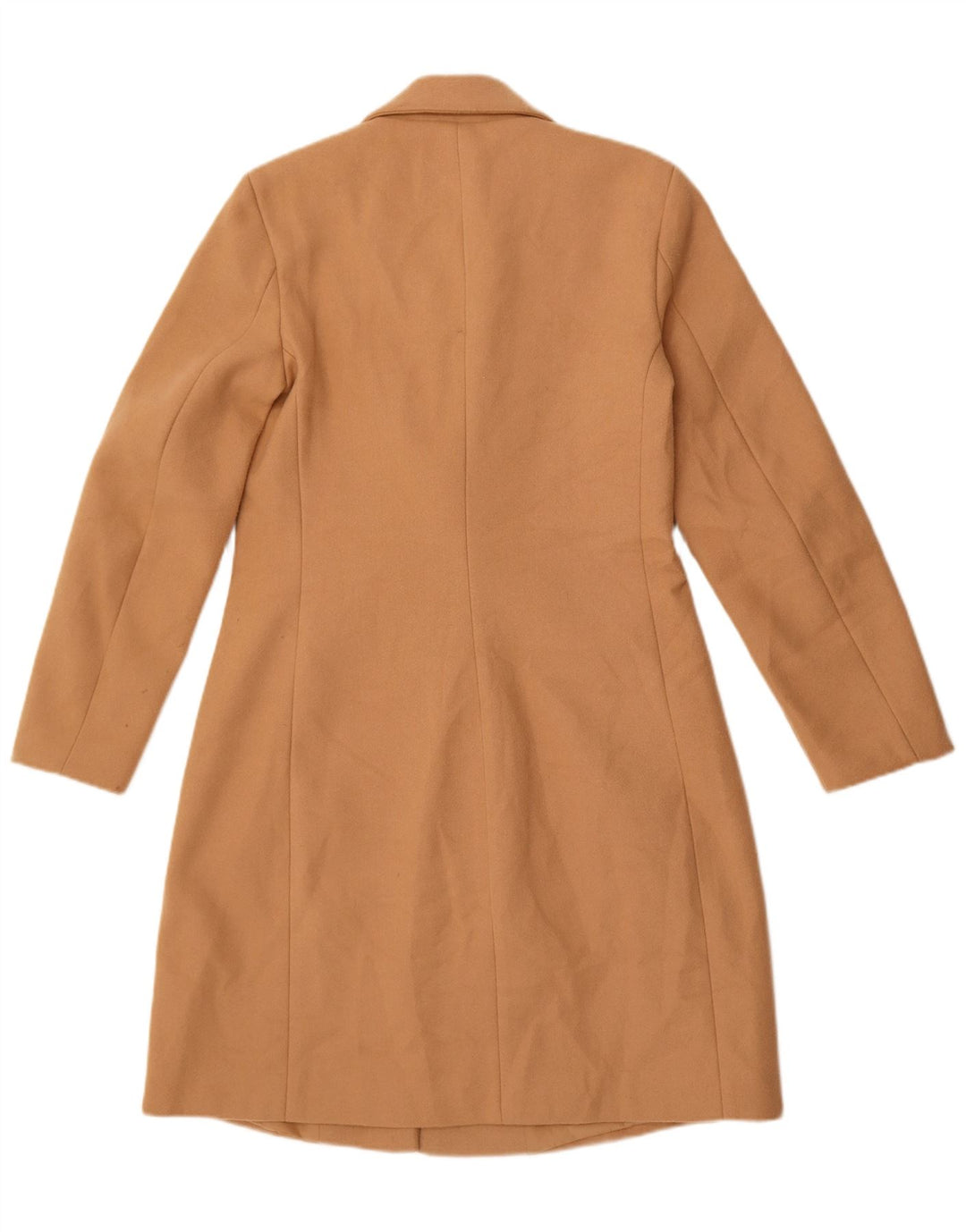 Płaszcz damski Zara UK 10 mały beżowy poliester