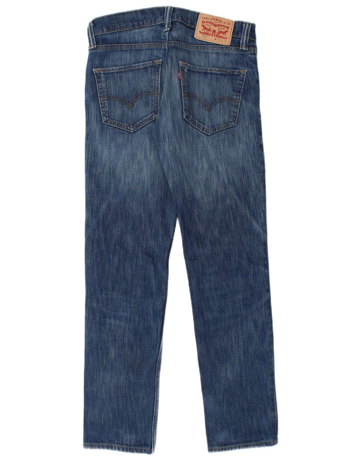 Męskie jeansy Levi's 511 w trudnej sytuacji W28 L29 Niebieska bawełna