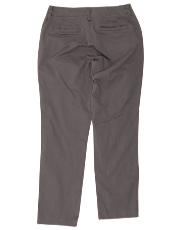 Damskie spodnie Chino Lee Tailored Slim Straight US 4 Small W30 L27 Szare