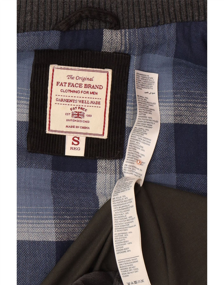 Męska wyściełana kamizelka FAT FACE UK 36 Small, szara, bawełniana