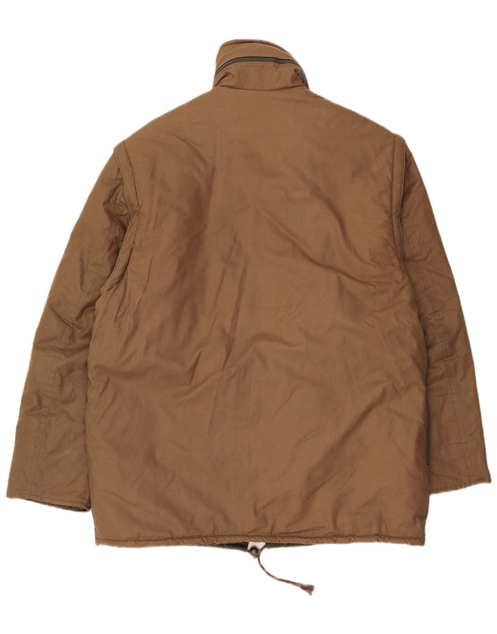 Męska wyściełana kurtka z kapturem w stylu vintage IT 52 XL Khaki