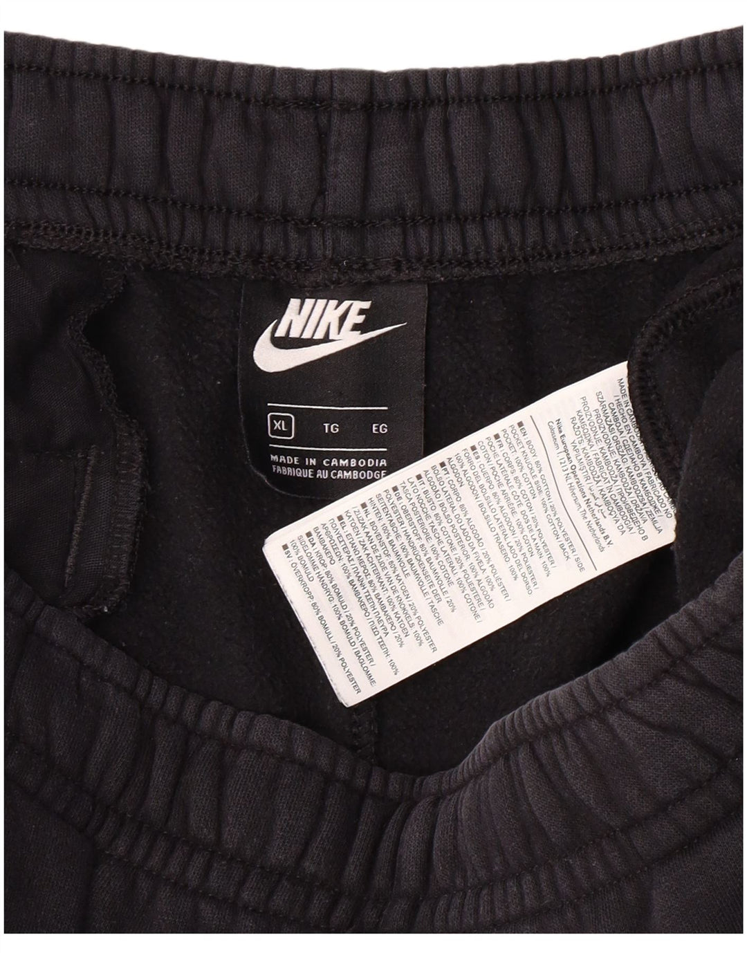 Męskie spodnie dresowe NIKE Joggers XL, czarne, bawełniane