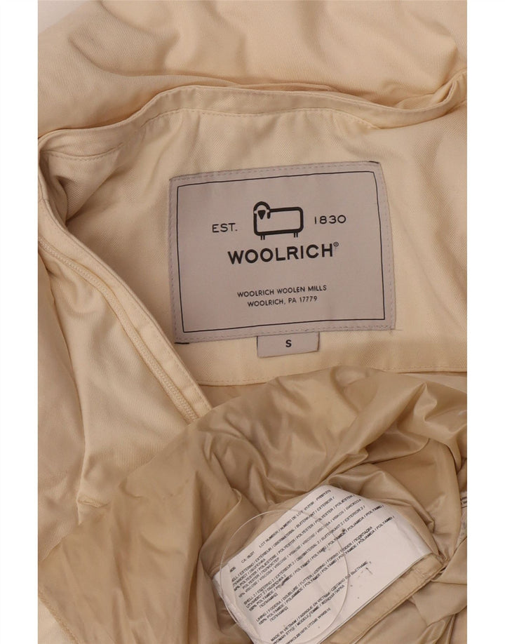 Damska ocieplana kurtka Woolrich UK 10, mała, złamana biel, poliester