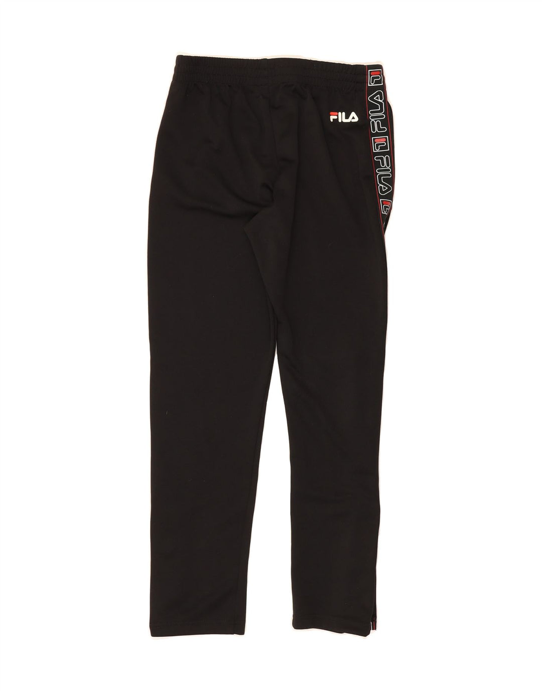 FILA Mens Graphic Tracksuit Trousers XS Black Polyester Vintage Fila and Second-Hand Fila from Messina Hembry 