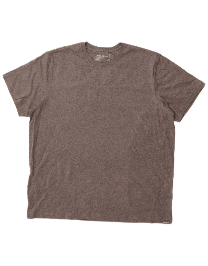 T-shirt męski EDDIE BAUER Top XL, szary, bawełniany