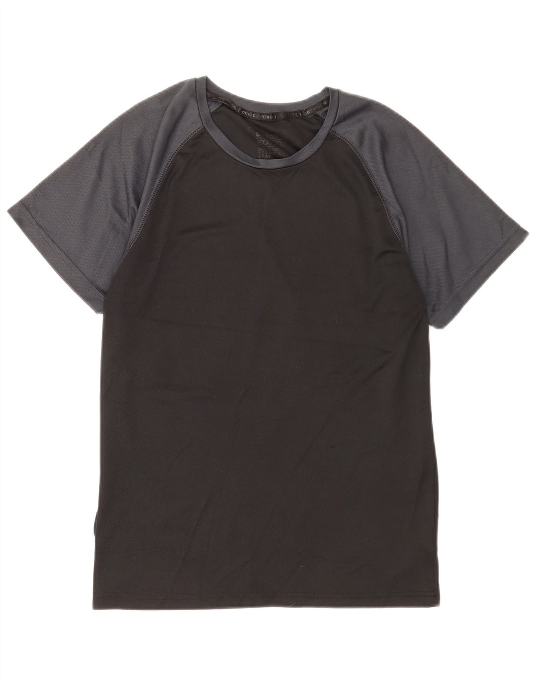 Męski T-shirt Mountain Warehouse IsoCool, mały, czarny, z blokami kolorów
