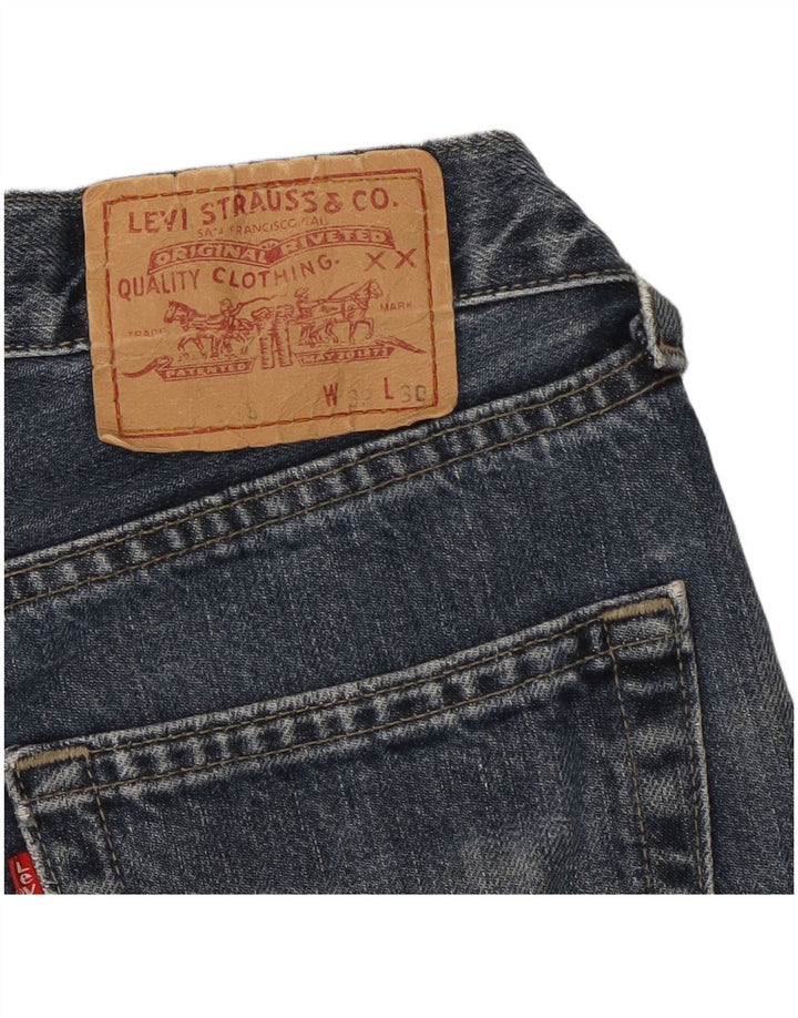 Męskie proste dżinsy Levi's W32 L26 Niebieskie bawełniane