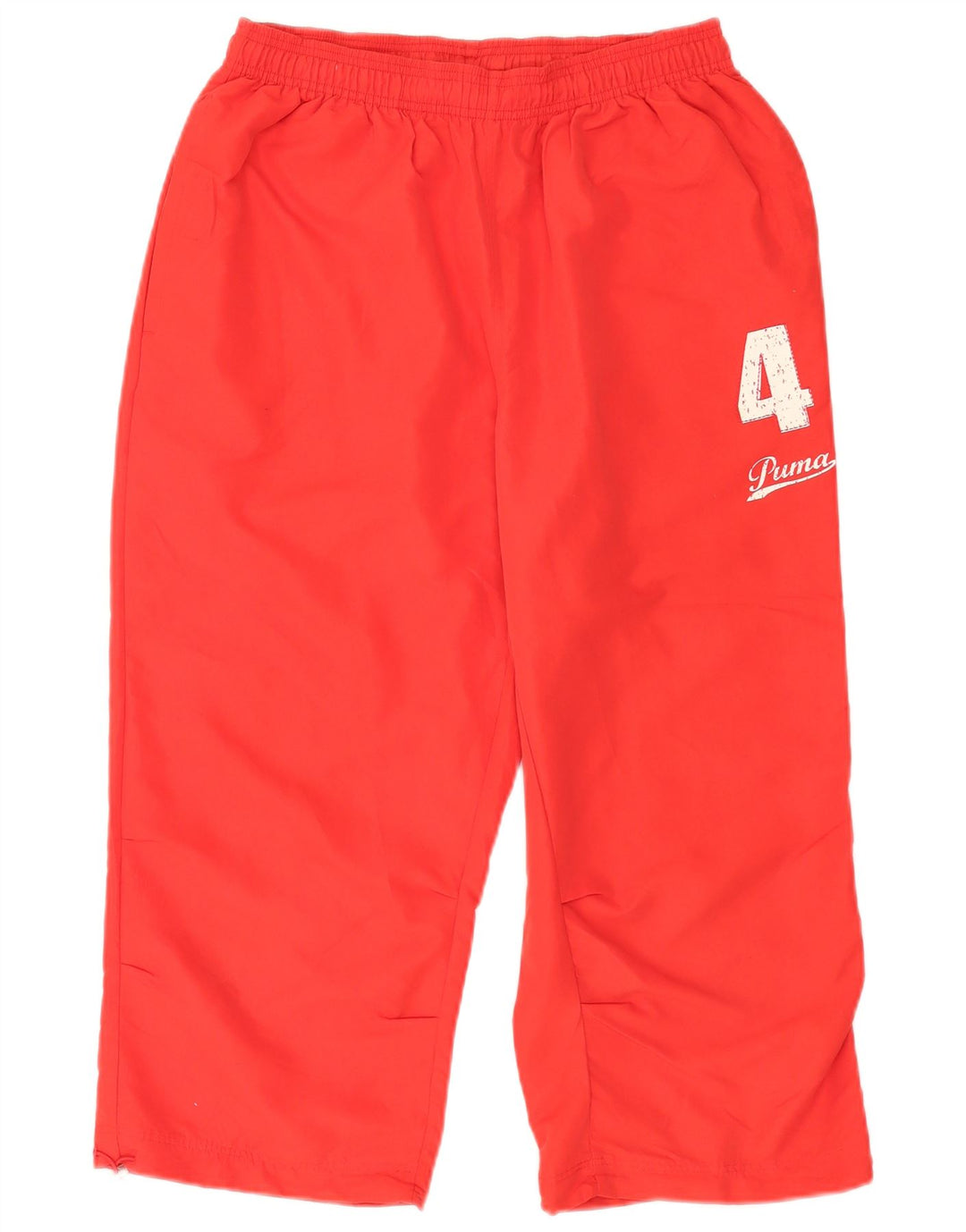 Męskie spodnie dresowe Puma Graphic Capri, średni czerwony poliester