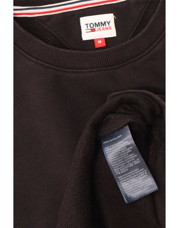 Damska bluza dresowa Tommy Hilfiger UK 14, średnia czarna bawełna