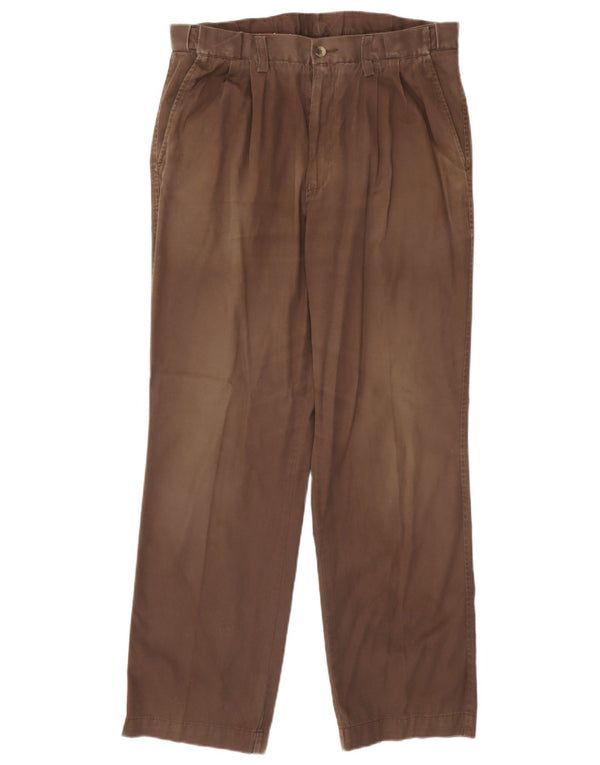 Spodnie damskie Marks & Spencer Blue Harbor Pegged Chino W34 L30 Brązowe