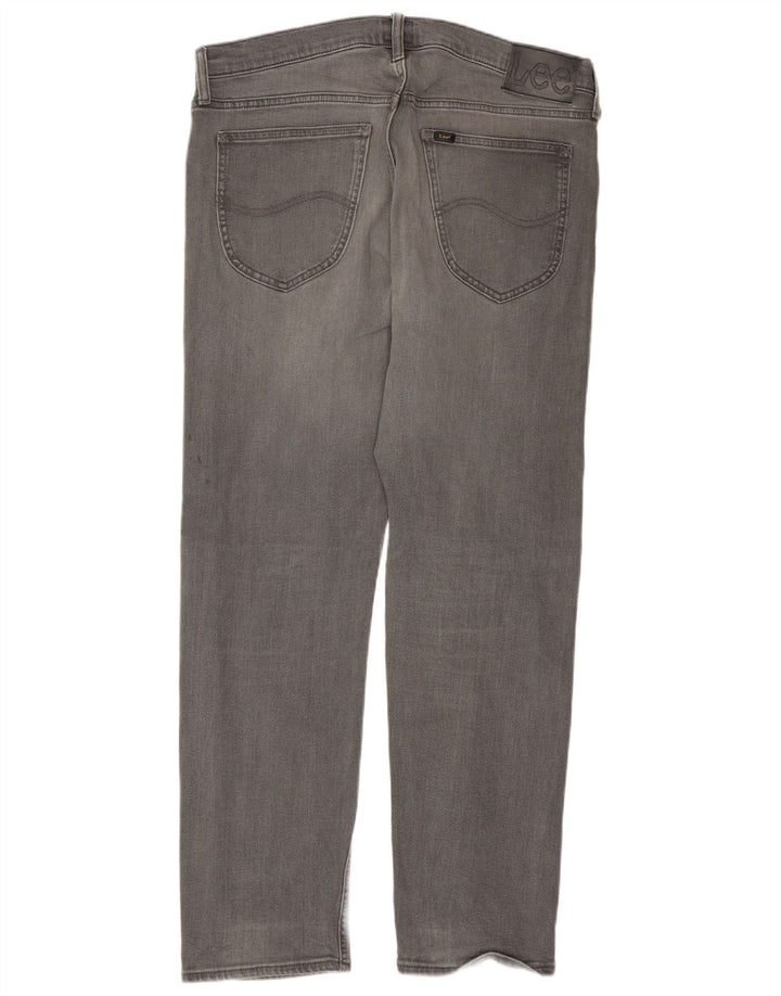 Męskie jeansy Lee Daren Zip Fly W34 L30, szara bawełna