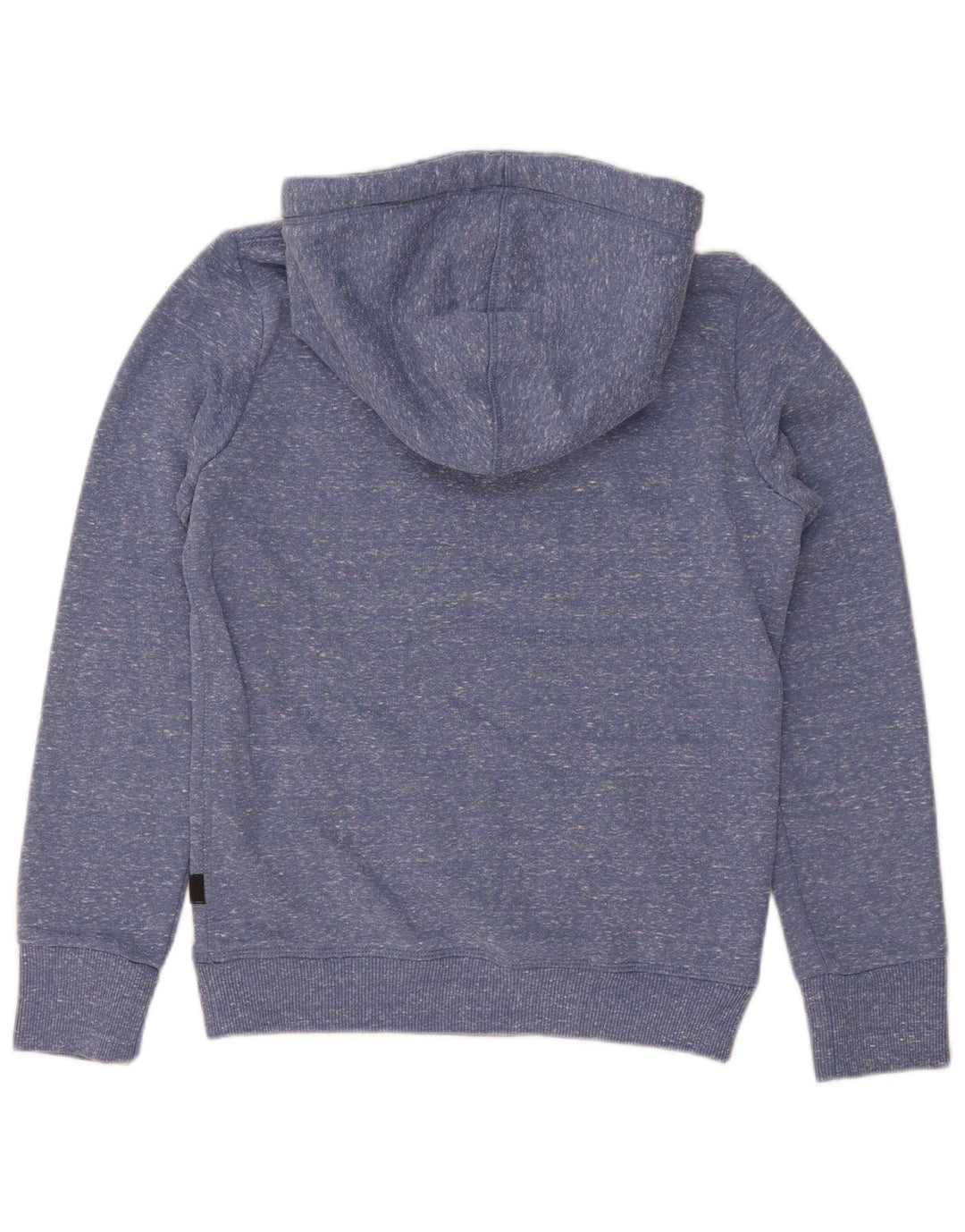 Damski sweter z kapturem Superdry, UK 8, mały, niebieski, nakrapiany poliester