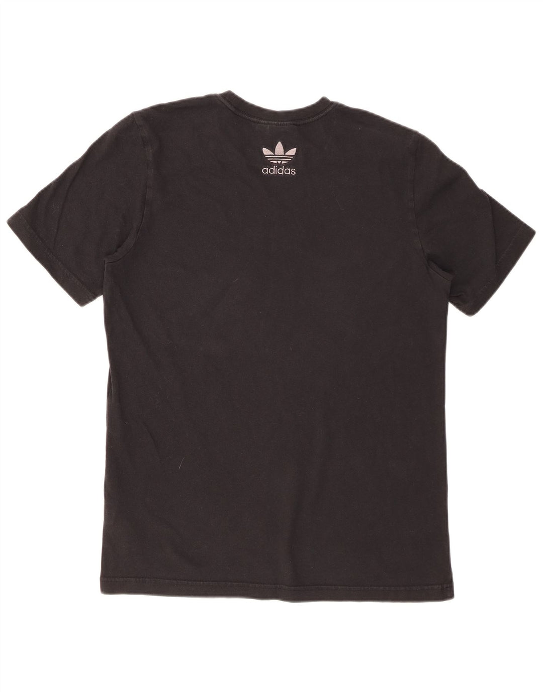 ADIDAS Mens T-Shirt Top Small Black Cotton