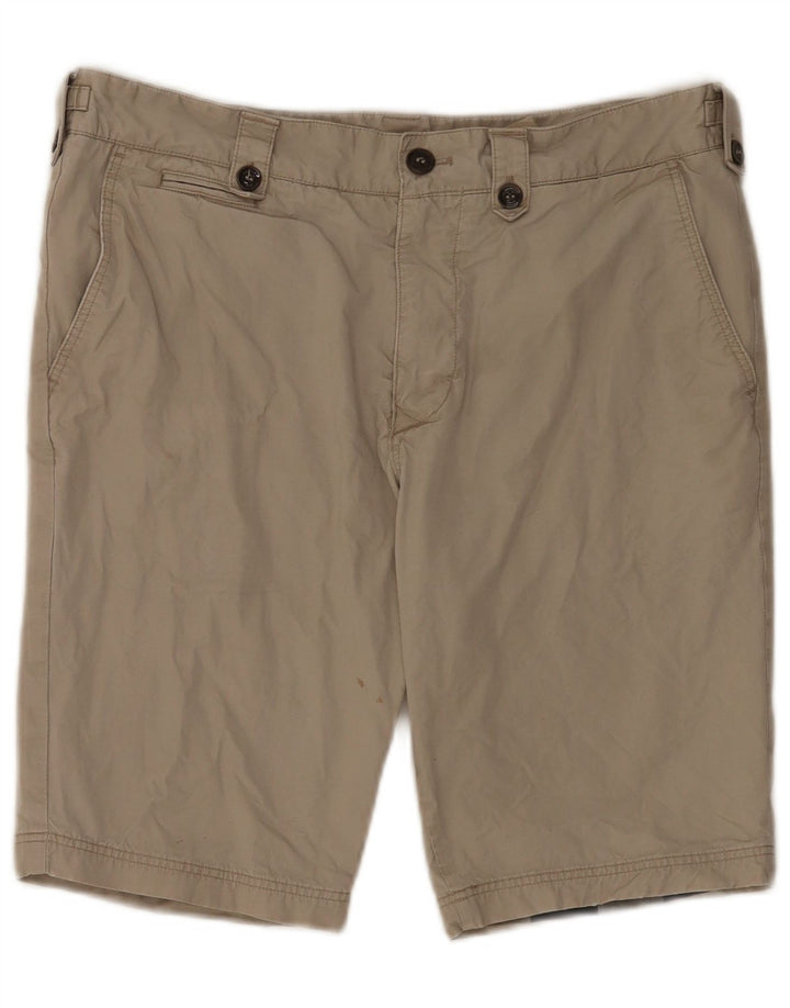 Męskie spodenki chino Burberry W30, średnioszare, bawełniane