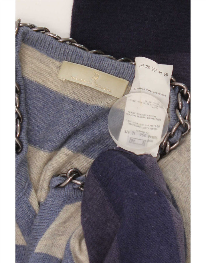 Sweter damski Roberta Scarpa IT 46 w duże granatowe paski