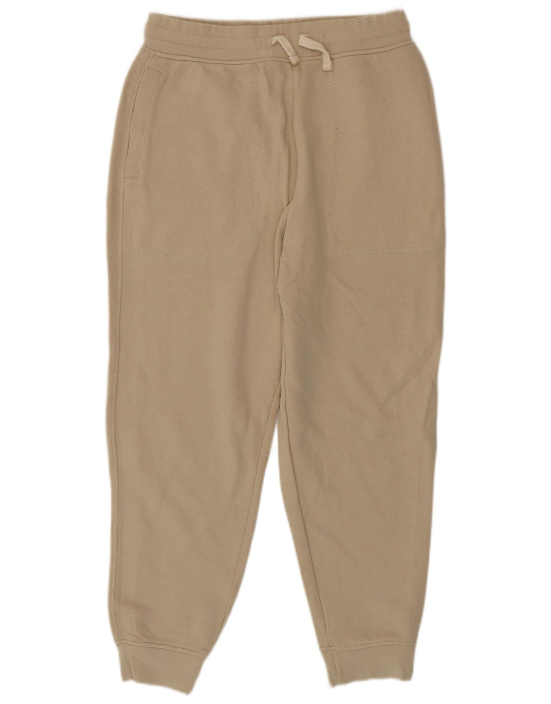 Męskie spodnie dresowe Zara Joggers w kolorze średniego beżu, bawełny
