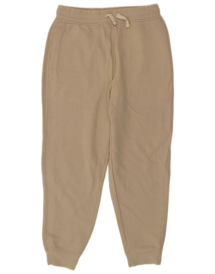 Męskie spodnie dresowe Zara Joggers w kolorze średniego beżu, bawełny