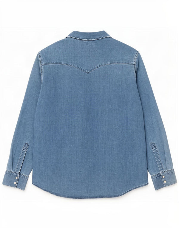 Męska koszula dżinsowa Levi's XL niebieska bawełniana
