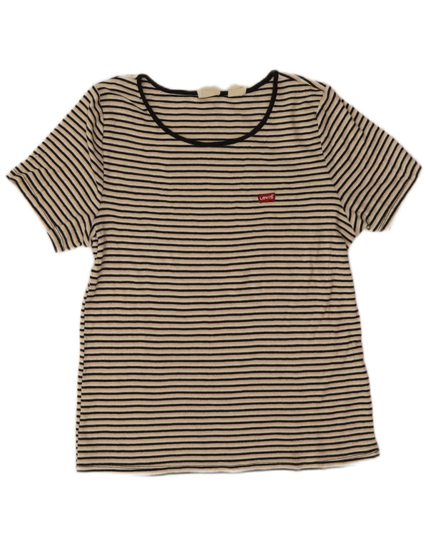 Damska koszulka Levi's Top UK 18 XL w wielokolorowe paski
