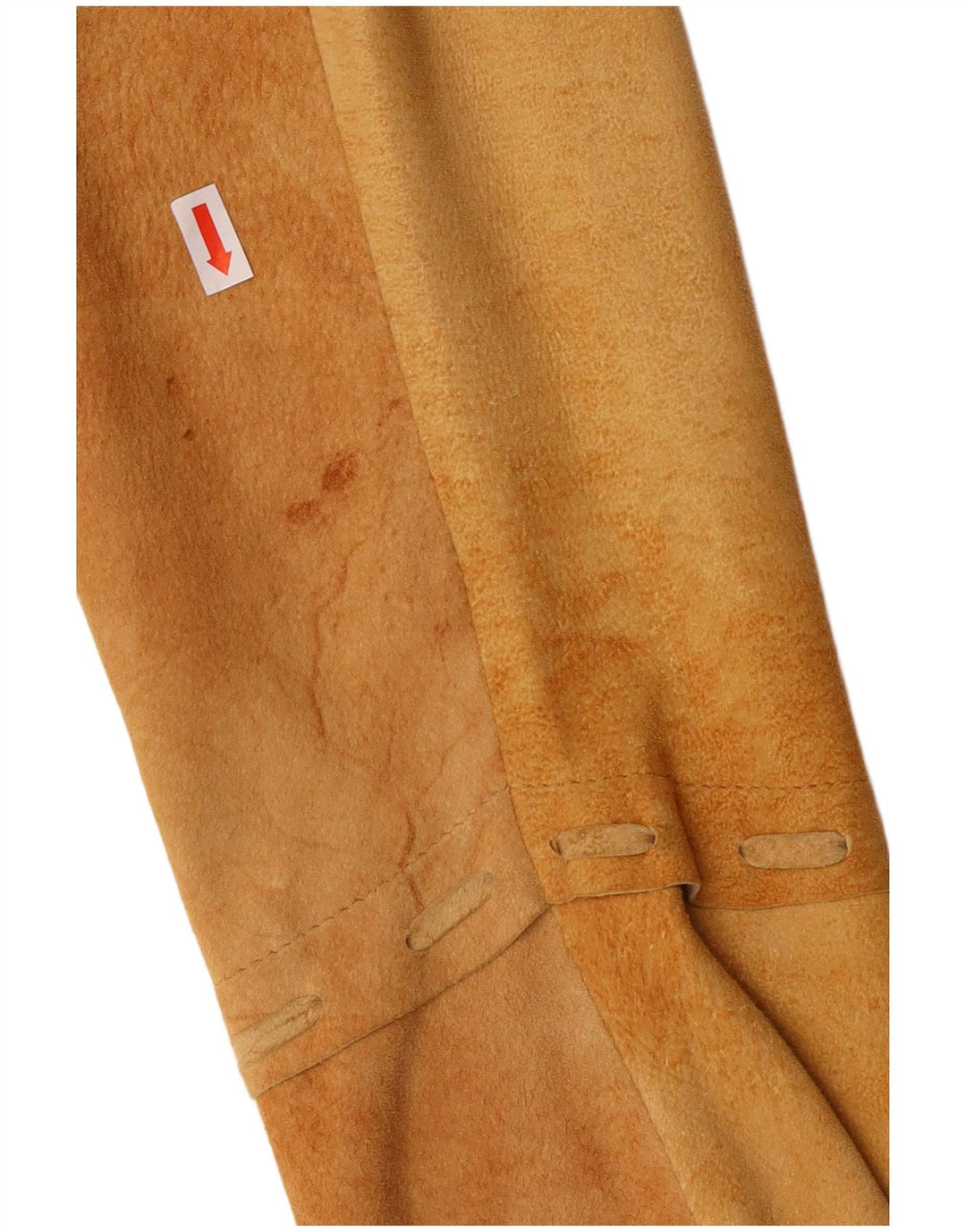 Damska zamszowa kurtka koszulowa Fontanelli IT 46, duża, beżowa skóra