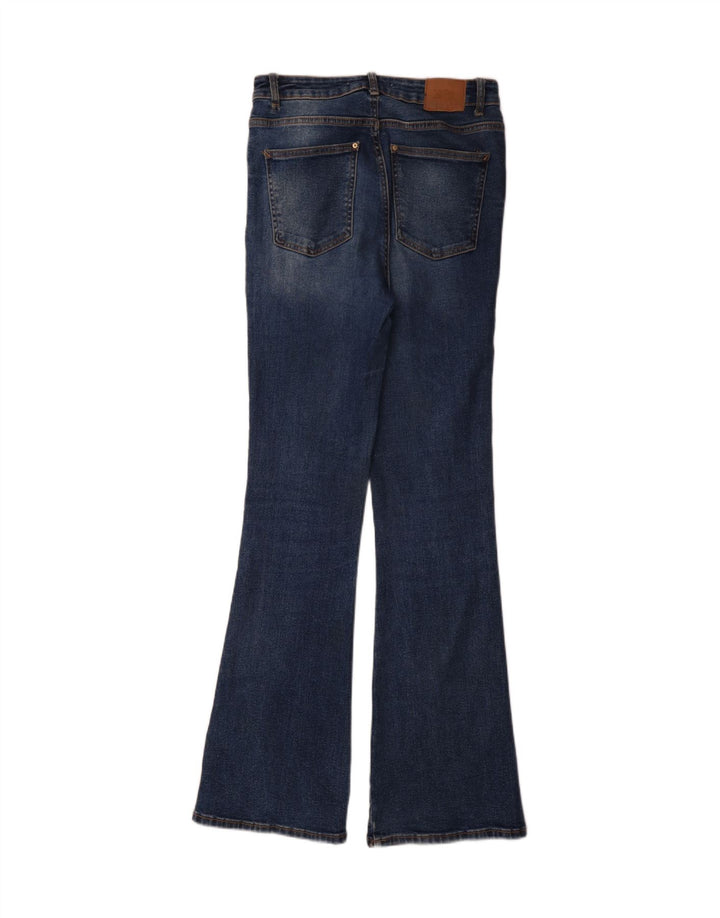 Damskie jeansy rozkloszowane Zara EU 38 Small W28 L34 Niebieskie bawełniane