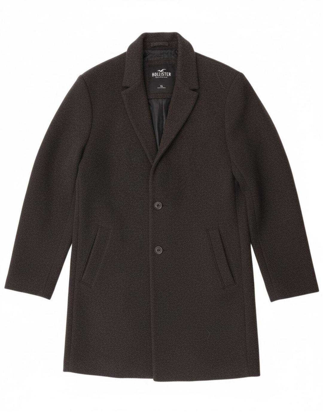 Płaszcz męski Hollister UK 42 XL, szary, poliester