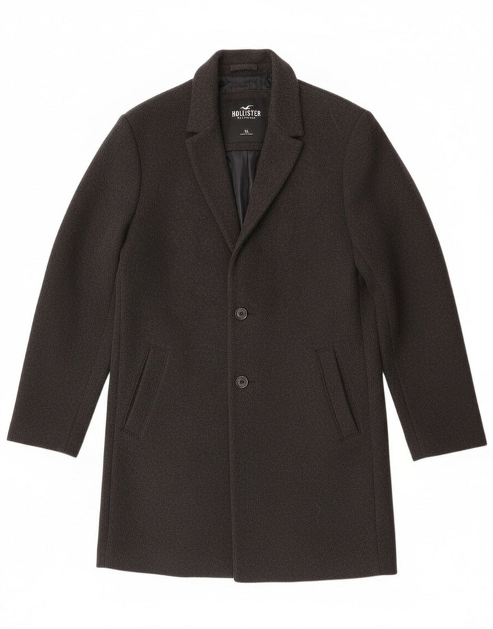 Płaszcz męski Hollister UK 42 XL, szary, poliester