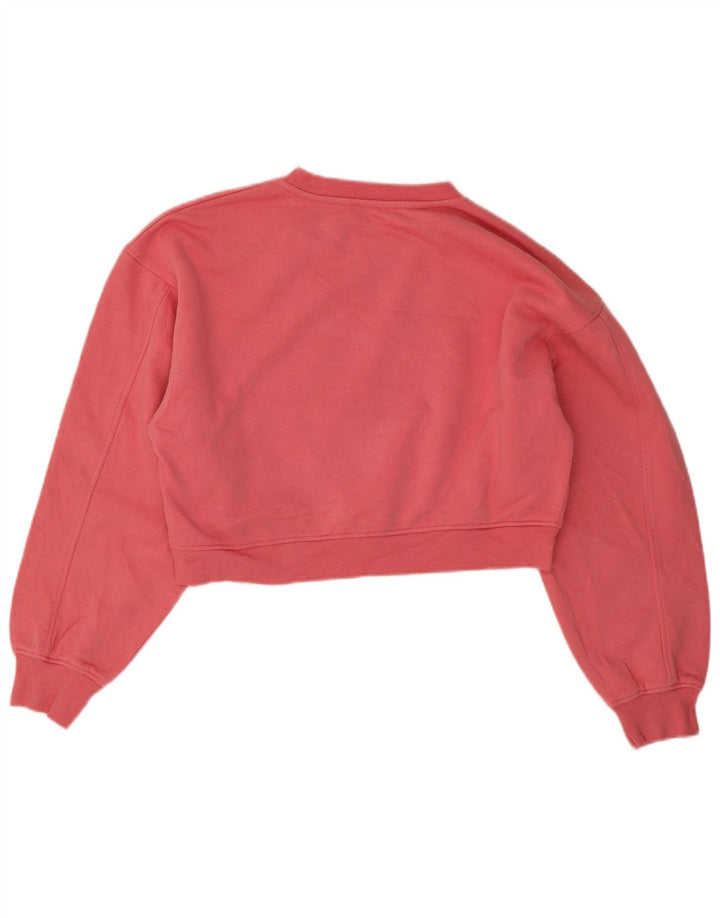 Damski sweter typu Crop Oversize Zara UK 10, mały, różowy