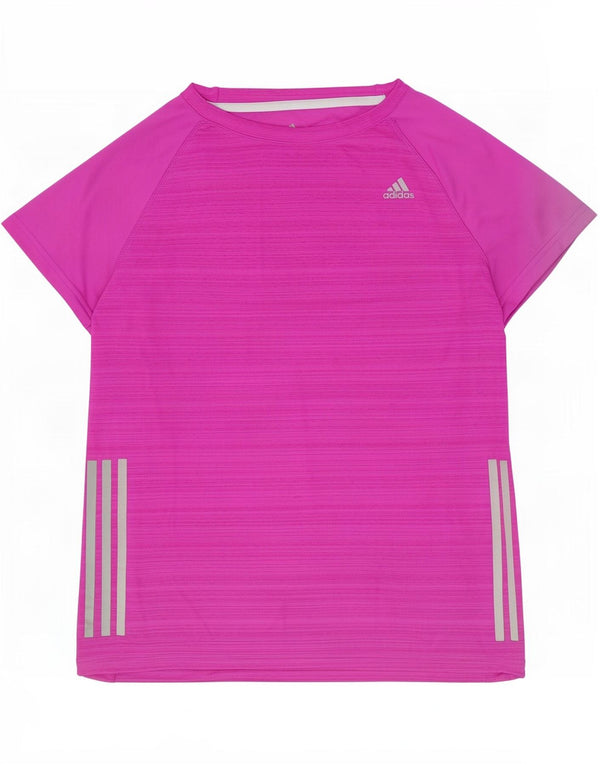 Damska koszulka Adidas Climacool Top UK 16/18, duży, fioletowy, nakrapiany poliester
