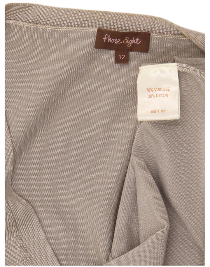 Damski sweter rozpinany PHASE EIGHT z rękawem 3/4, UK 12, średni szary