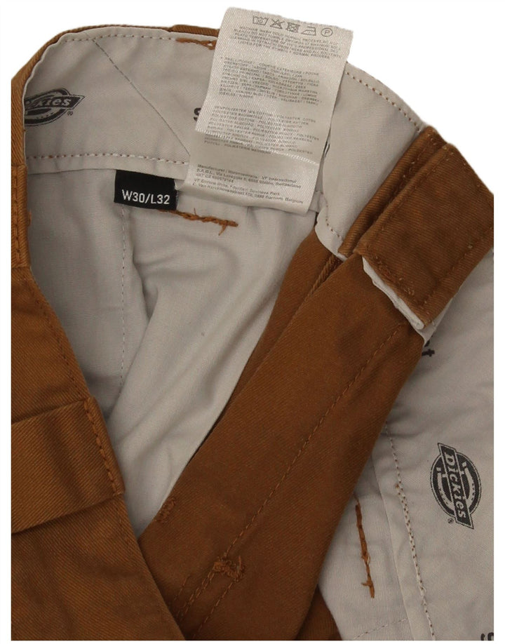 Męskie spodnie chino Dickies Slim Straight W30 L32 Brązowy poliester