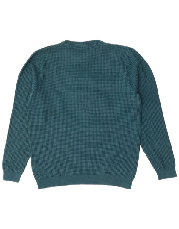Męski sweter Fila z okrągłym dekoltem XL, niebieski, bawełniany