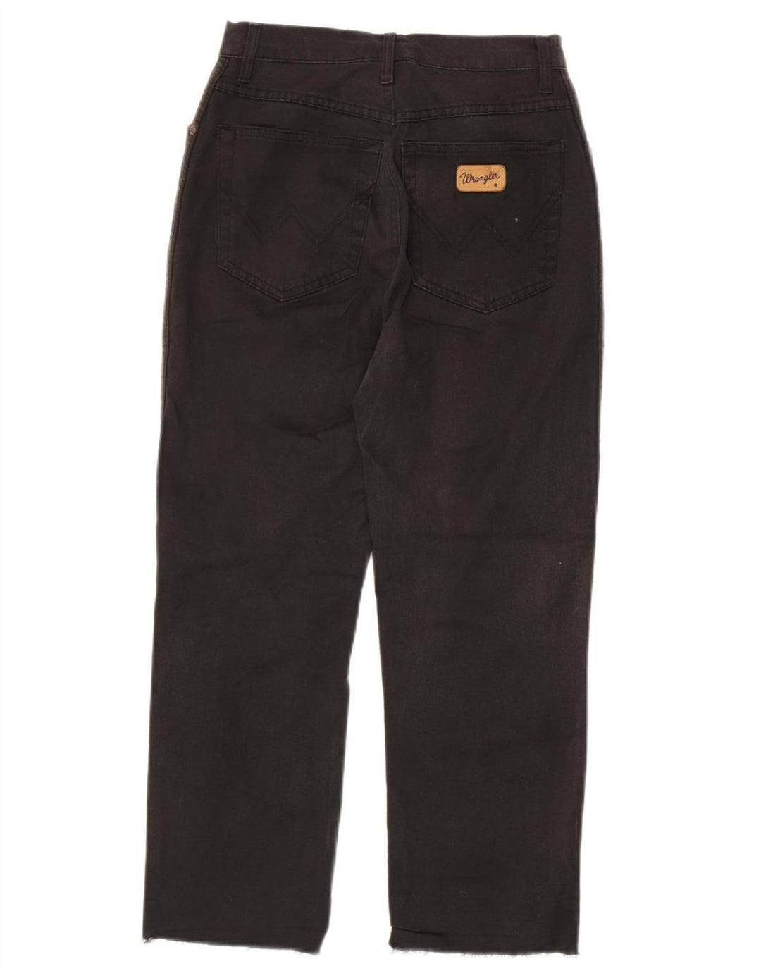 WRANGLER Womens Paula Cropped Jeans W29 L24 Black Cotton