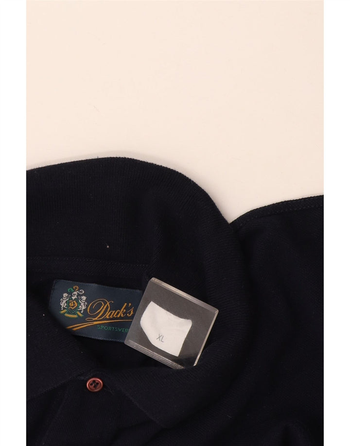 Męska koszulka polo XL, granatowa, bawełniana Dack's