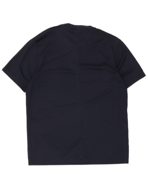 T-shirt męski Nike Dri Fit, średni granatowy poliester
