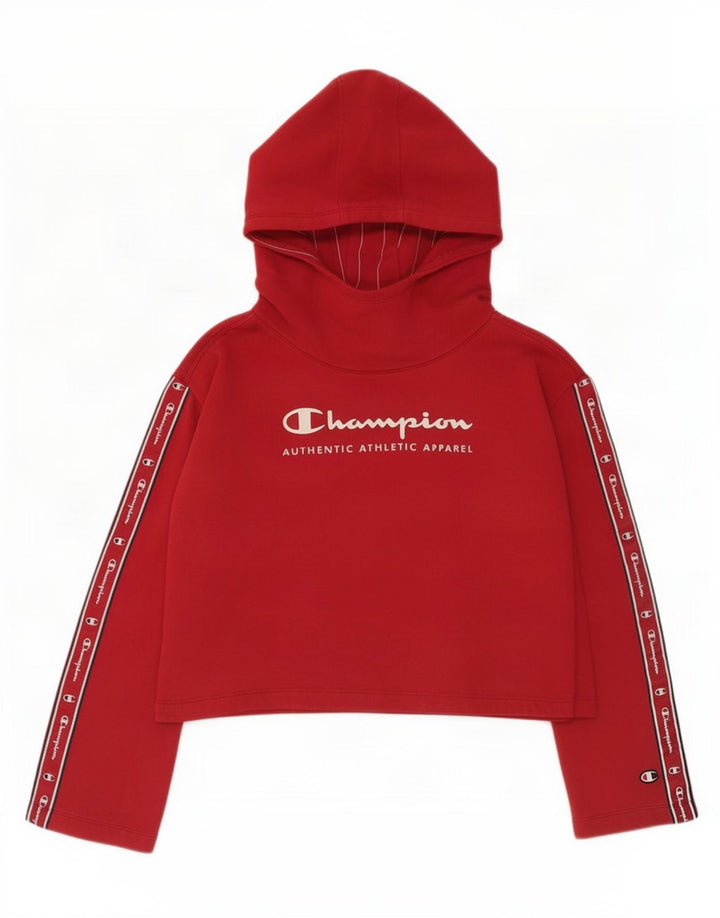 Damska bluza Champion Crop Graphic Jumper UK 14 Medium Red