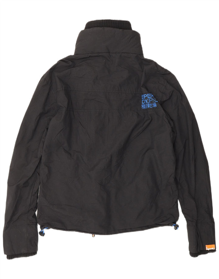 SUPERDRY Damska kurtka wiatrówka The Windcheater UK 14, średnia czarna