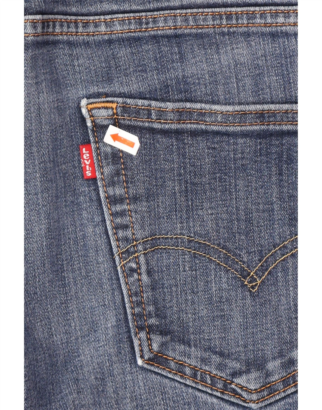 Męskie spodenki jeansowe LEVI'S 502 W33 Średnioniebieskie, bawełniane
