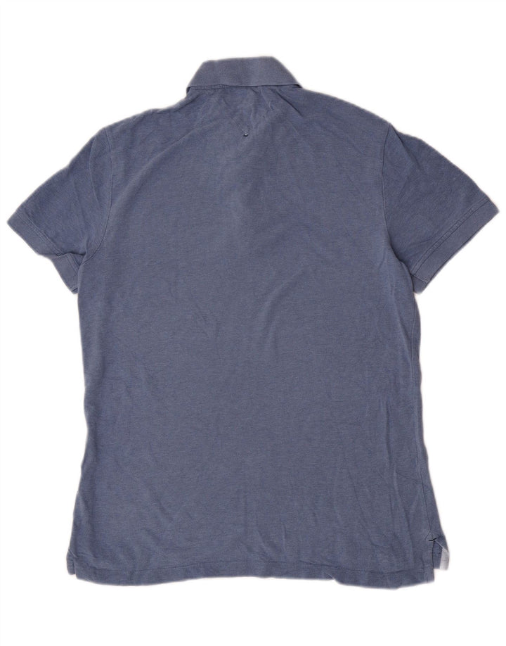 Męska koszulka polo Tommy Hilfiger o dopasowanym kroju, średnioniebieska, bawełniana