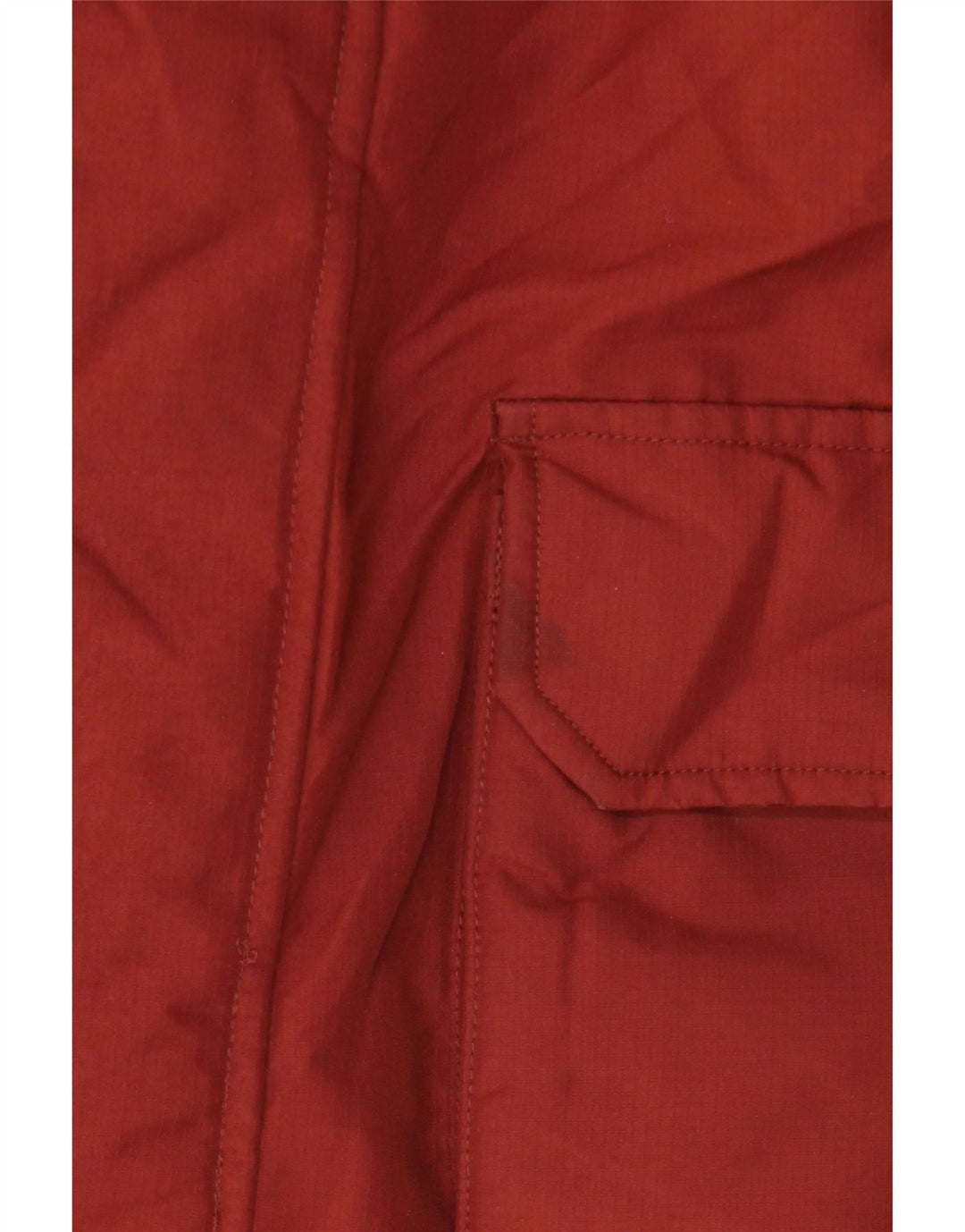 Marks & Spencer Męska kurtka parka z kapturem, wyściełana UK 40, duża, bordowa, zimowa