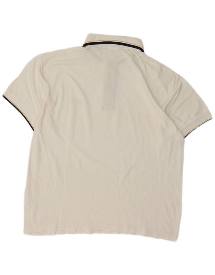 Męska koszulka polo Ellesse, duża, biała, bawełniana