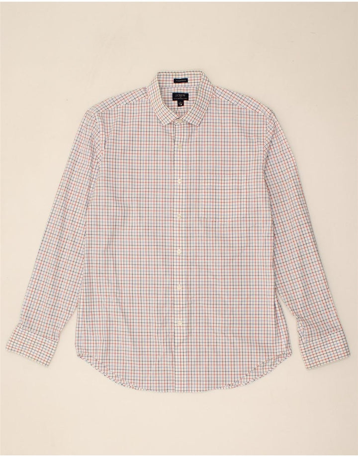 J. CREW Mens Thompson Shirt Large Multicoloured Check Cotton Vintage J. Crew and Second-Hand J. Crew from Messina Hembry 