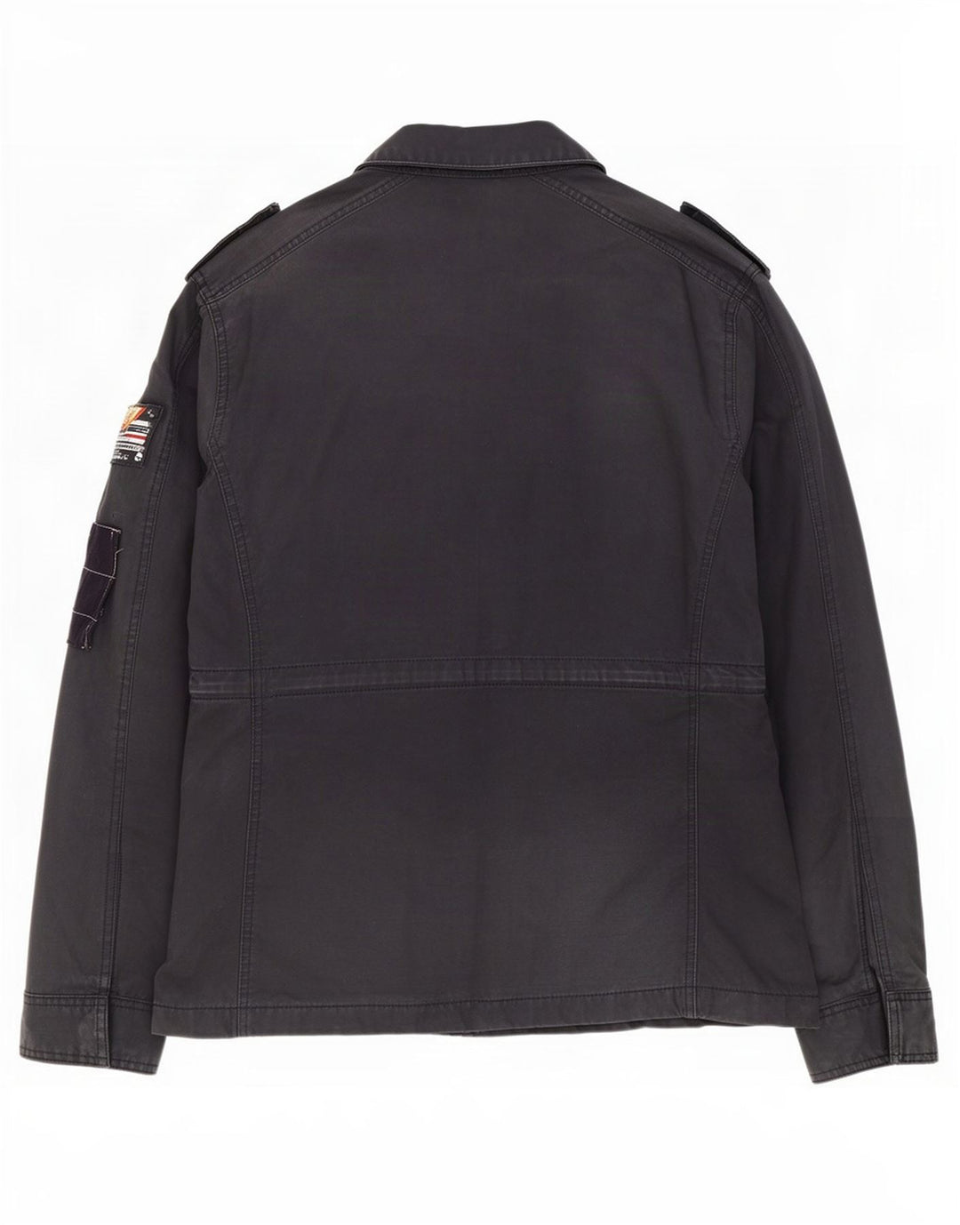 Męska kurtka wojskowa Superdry UK 38, średnia czarna, bawełniana