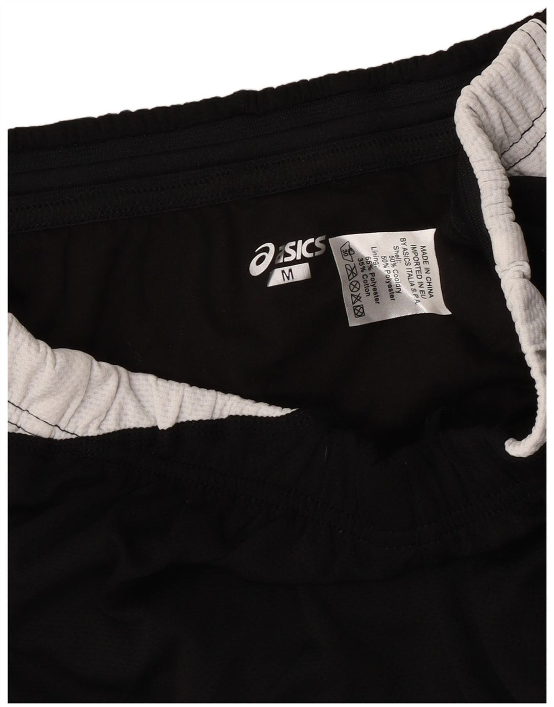 Damskie spodenki sportowe Asics UK 12, bawełna w kolorze średniej czerni