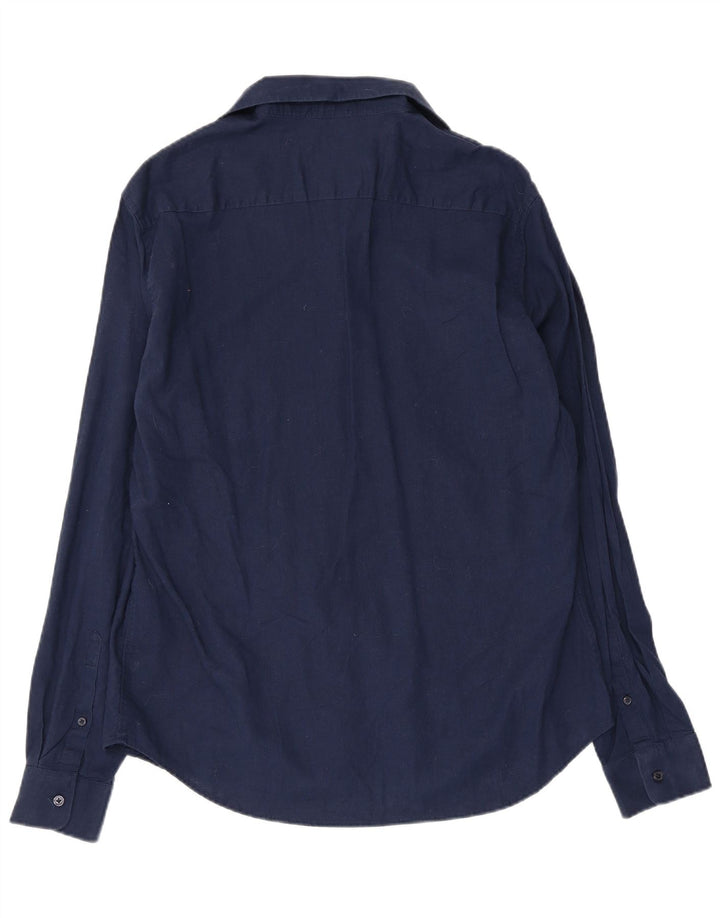 Koszula męska Mossimo Slim Fit, duża, granatowa, lniana