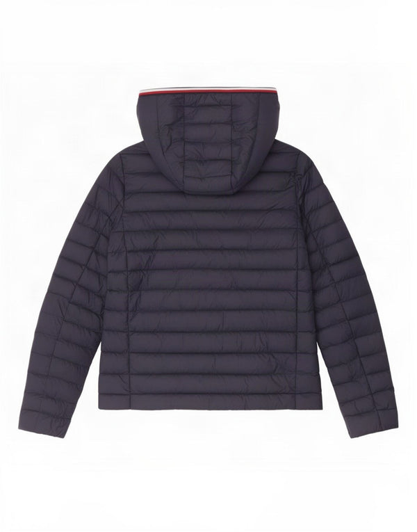 Damska ocieplana kurtka z kapturem Tommy Hilfiger UK 6 XS Granatowa, poliamidowa