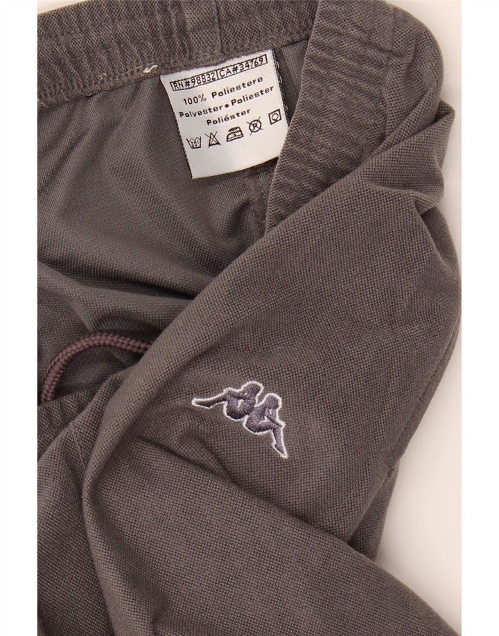 KAPPA Mens Tracksuit Trousers Medium Grey Polyester
